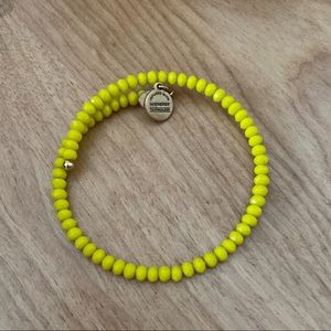 Alex and Ani Yellow Bead Bracelet